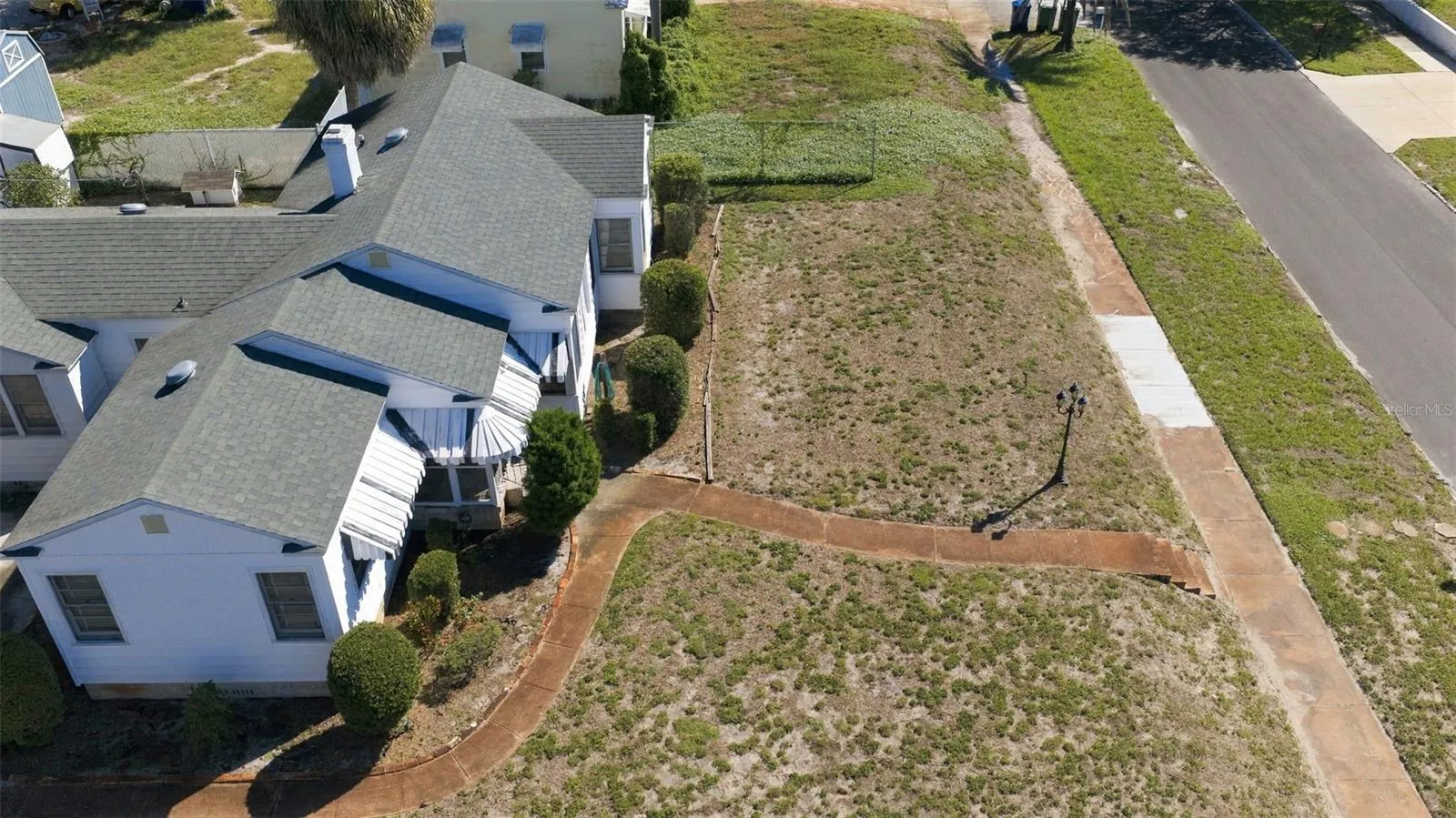Overhead Front Exterior Facing South to North A Street