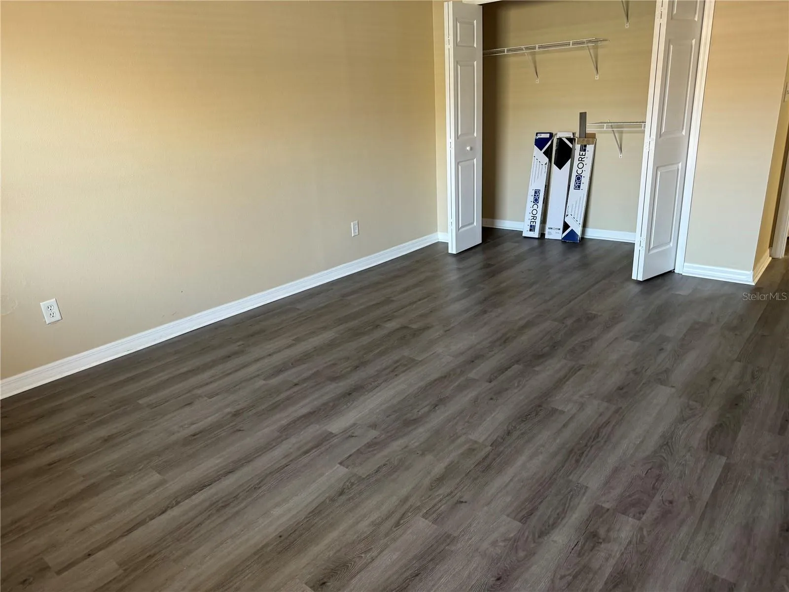 Bedroom and closet