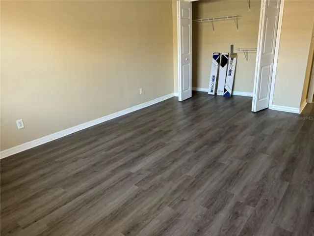 Bedroom and closet