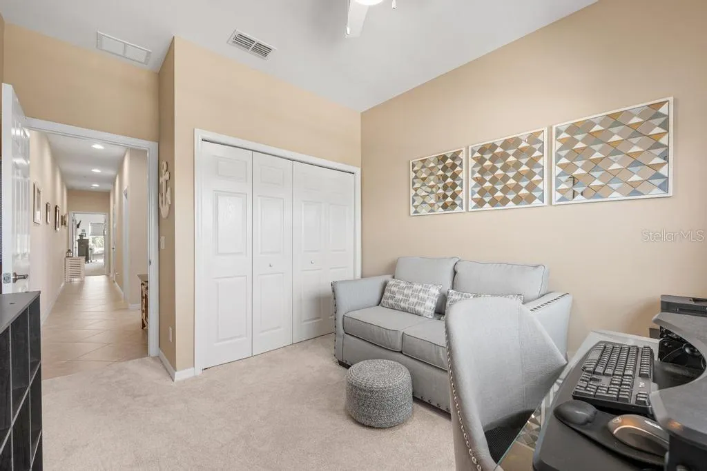 Use this space as a third bedroom or an office.