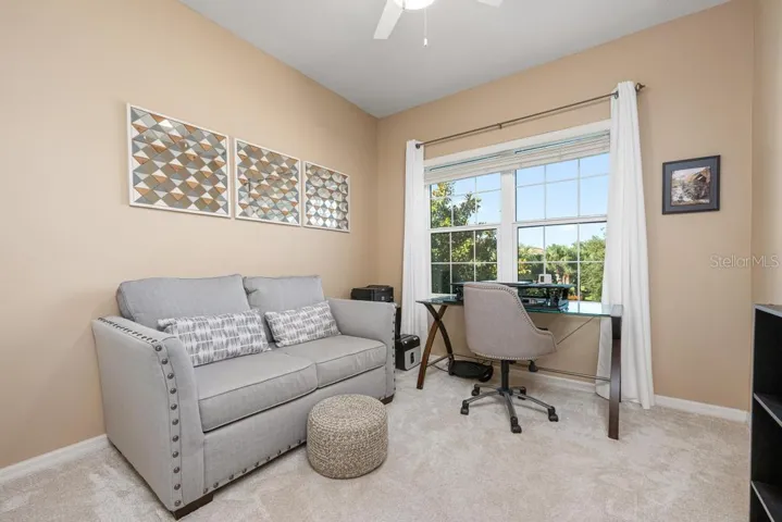 Third Bedroom currently used as an office