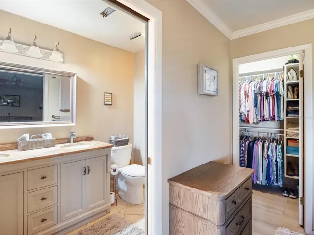 Master Bath and Walk in Closet