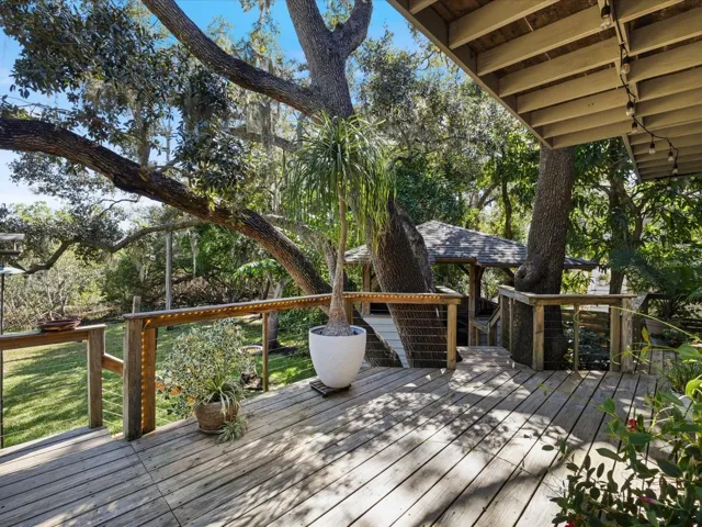 Deck portion leading to Gazebo