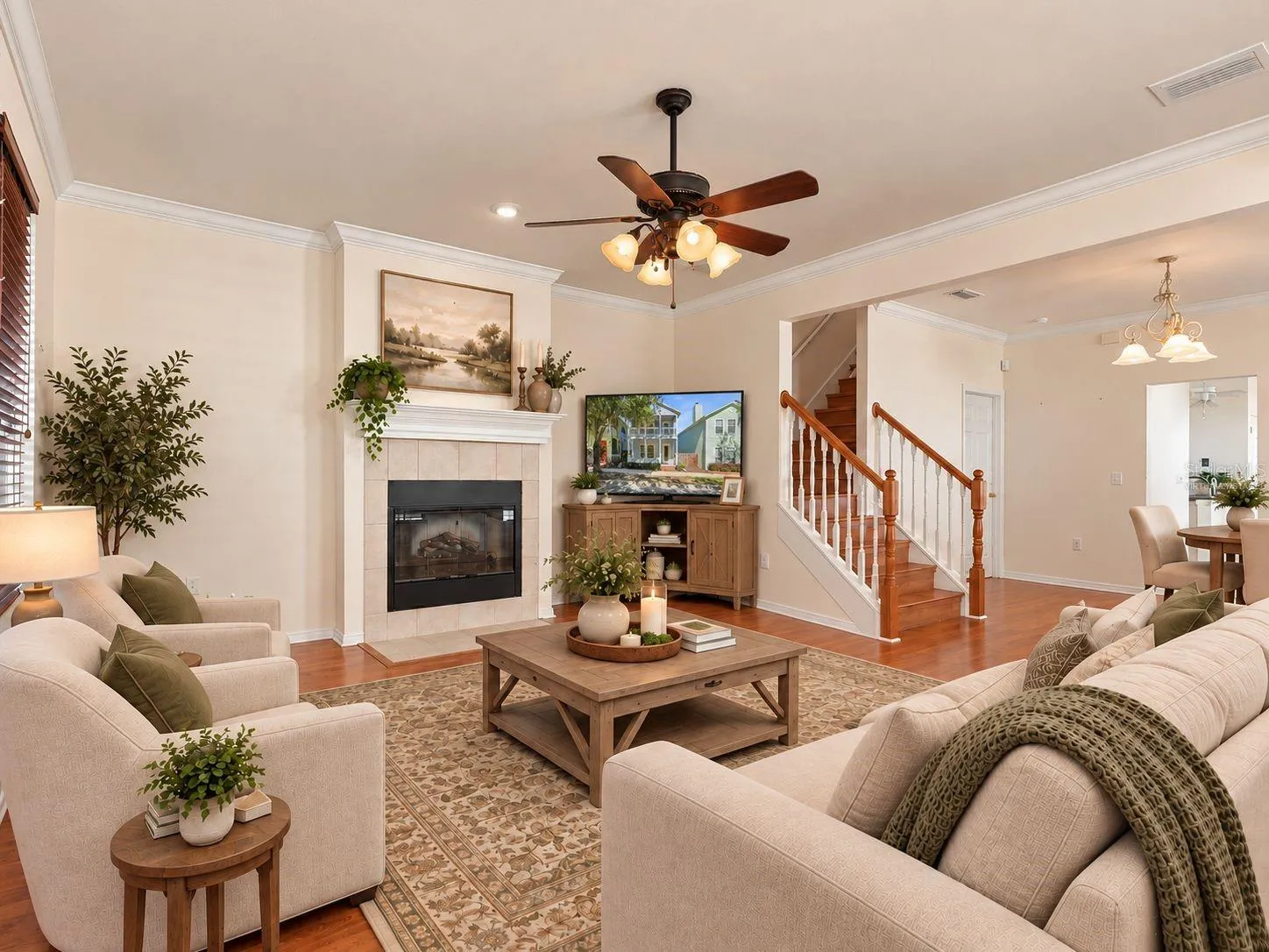 Virtually Staged - Living Room