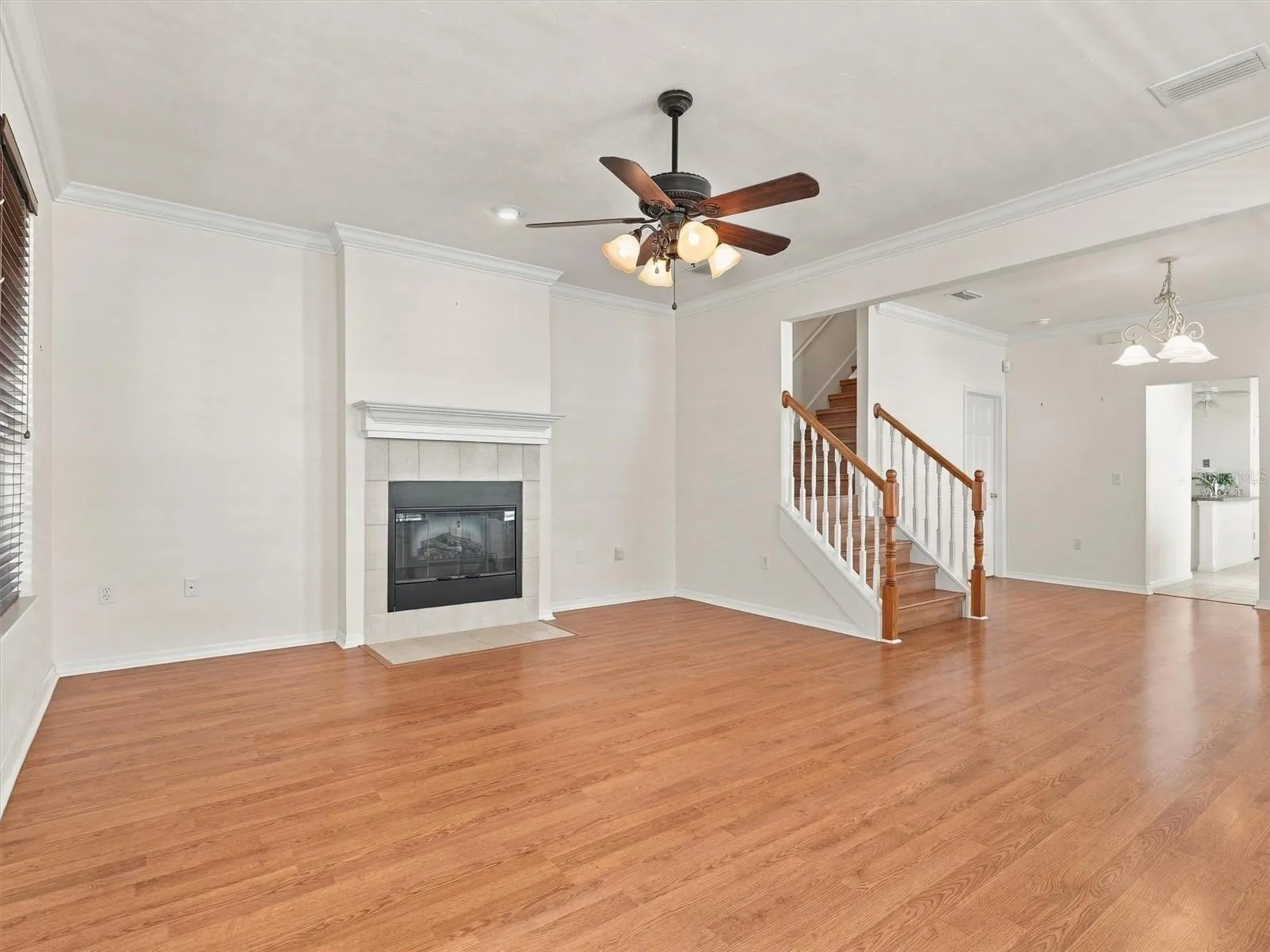 Living Room with Fireplace