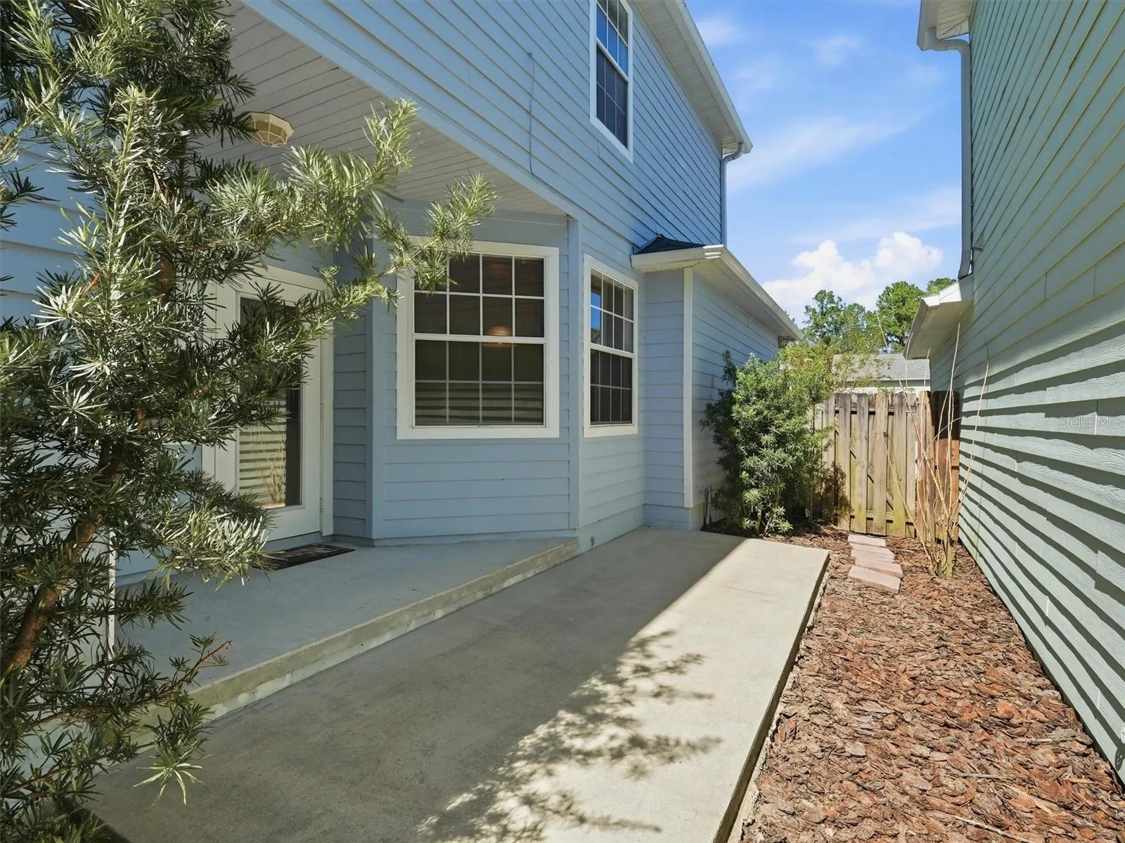 Patio off Kitchen and Dinette with Fenced Courtyard