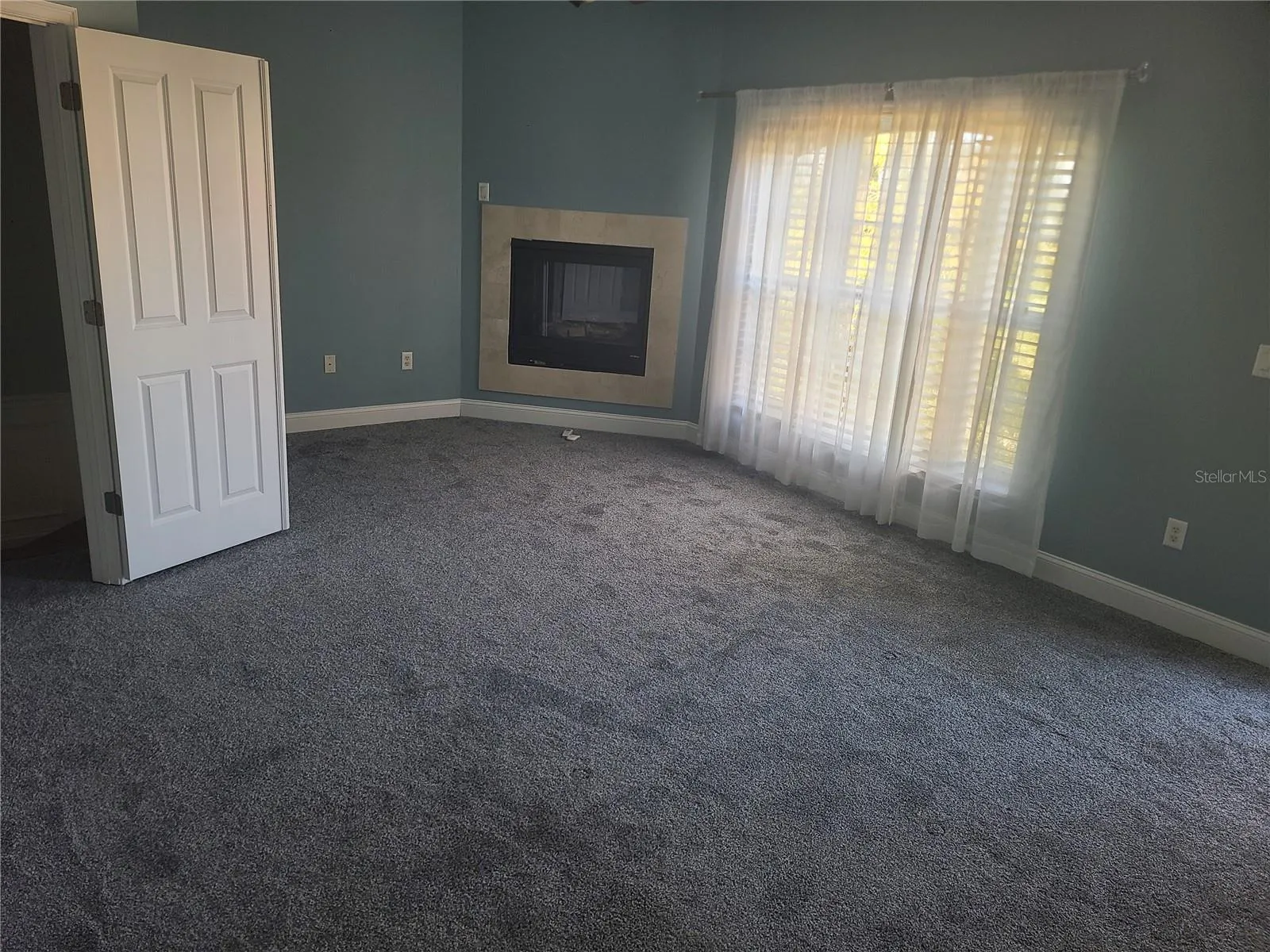 Third Floor Master Bedroom Gas Fireplace