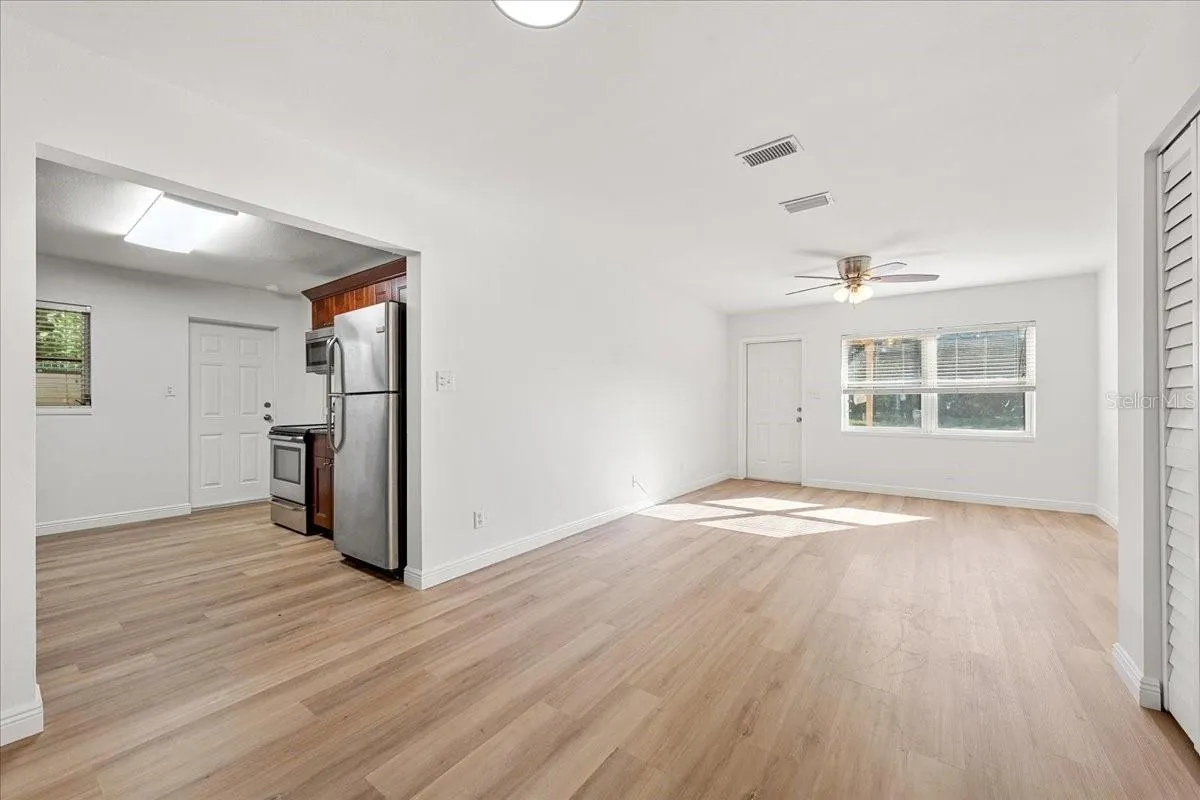 Dining area toward kitchen