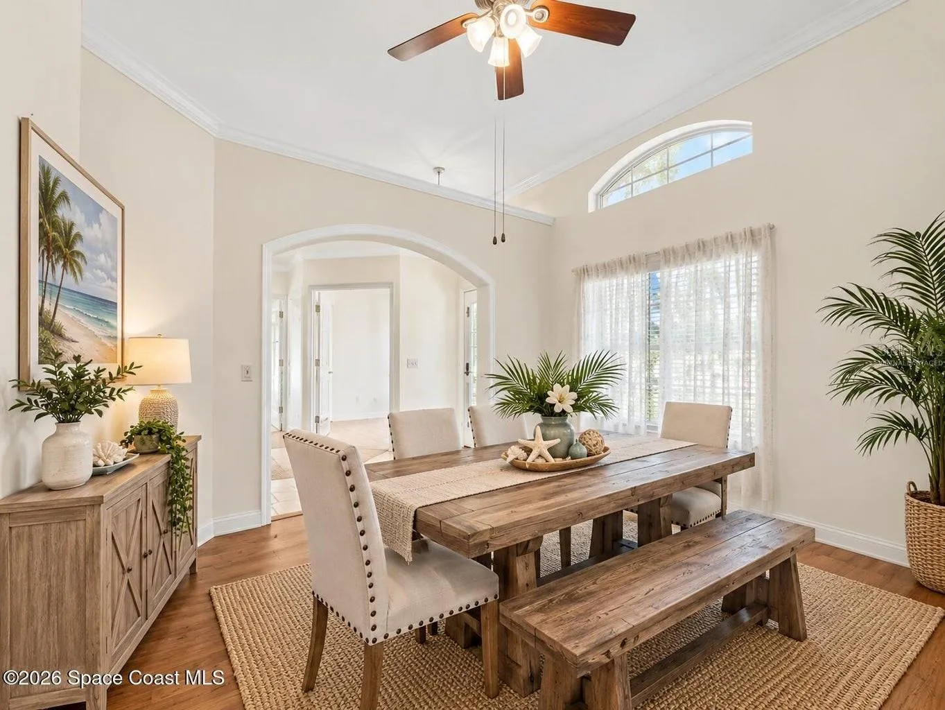 Virtually Staged Dining Room