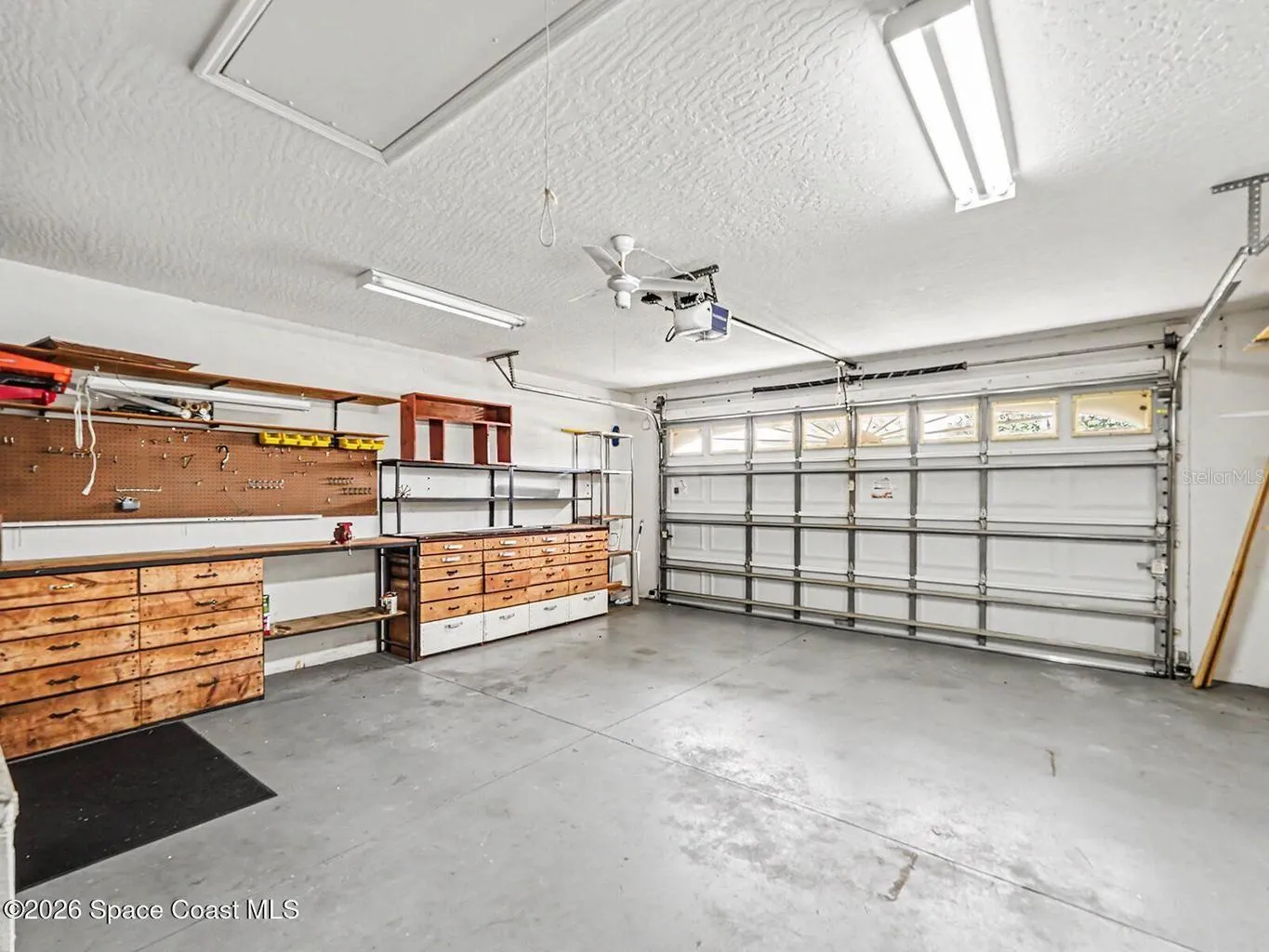 Garage with Workbench