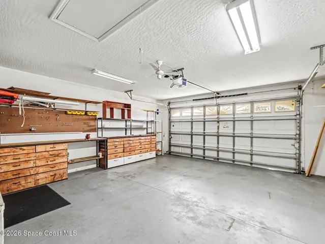 Garage with Workbench