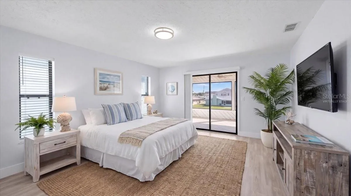 Virtually Staged Primary Bedroom