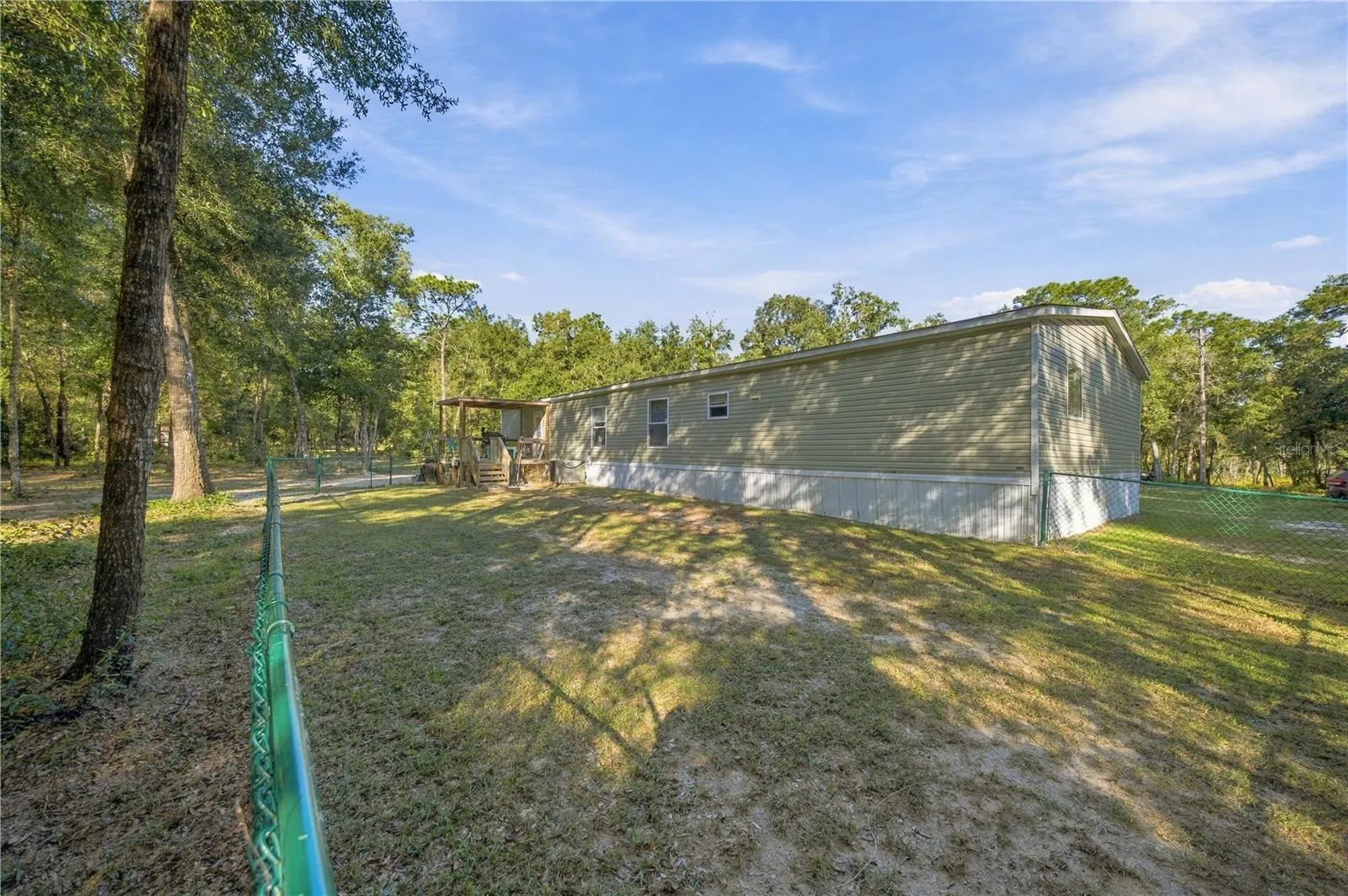 FENCED AREA IN BACK OF HOME