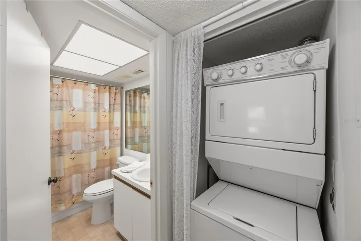 Secondary Bathroom and Laundry Area
