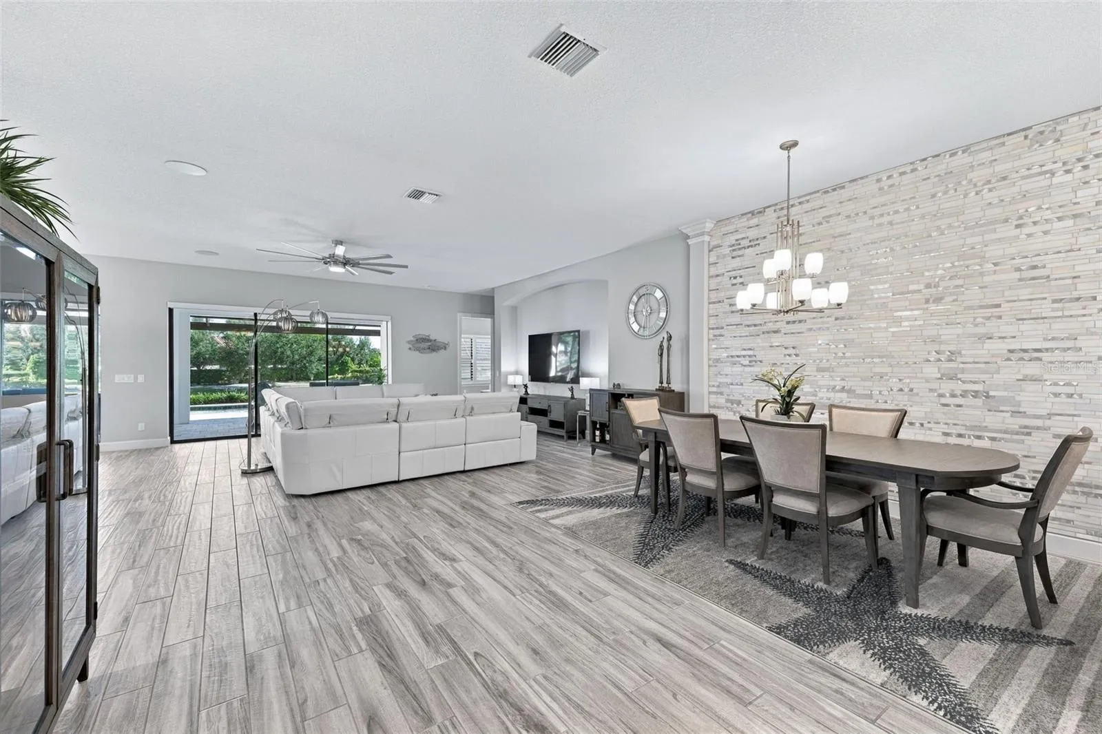 Living Room and Dining Room