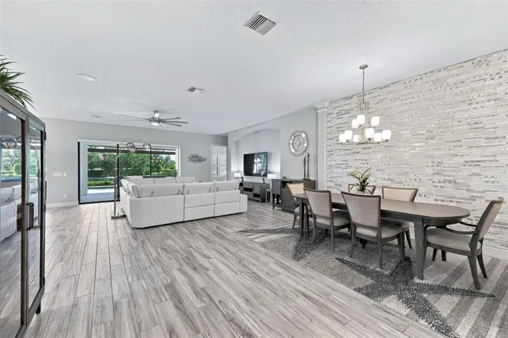 Living Room and Dining Room