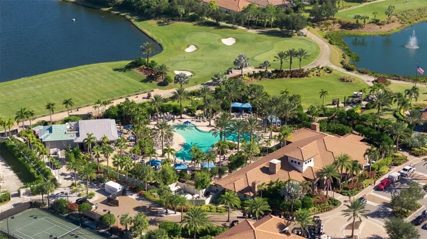 Resort living from overhead