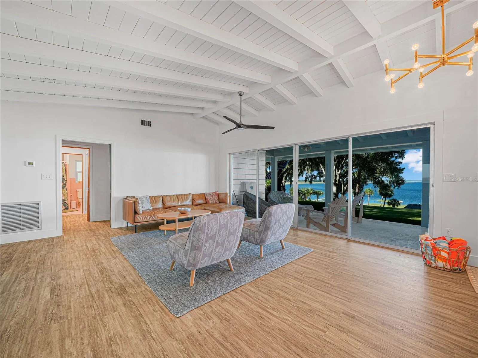 Living Room with Lake View