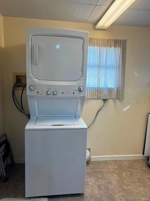 Inside Laundry Room with room for a freezer and/or storage