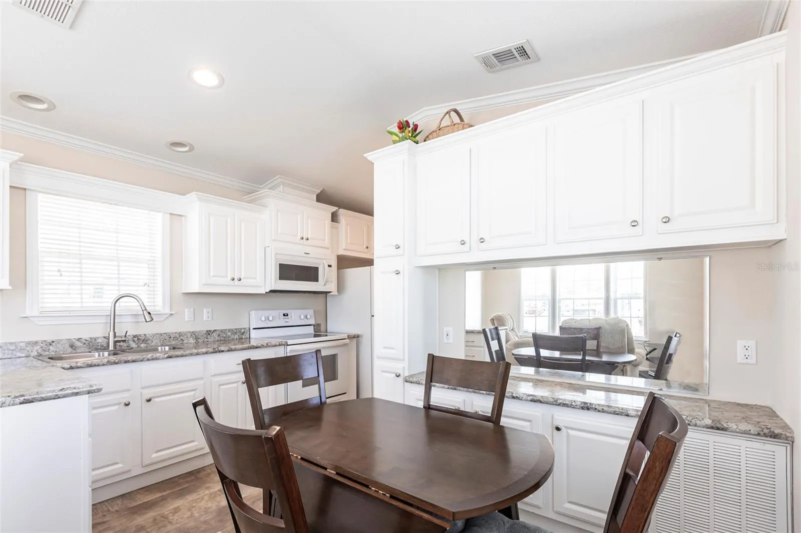 Dining area with ample storage