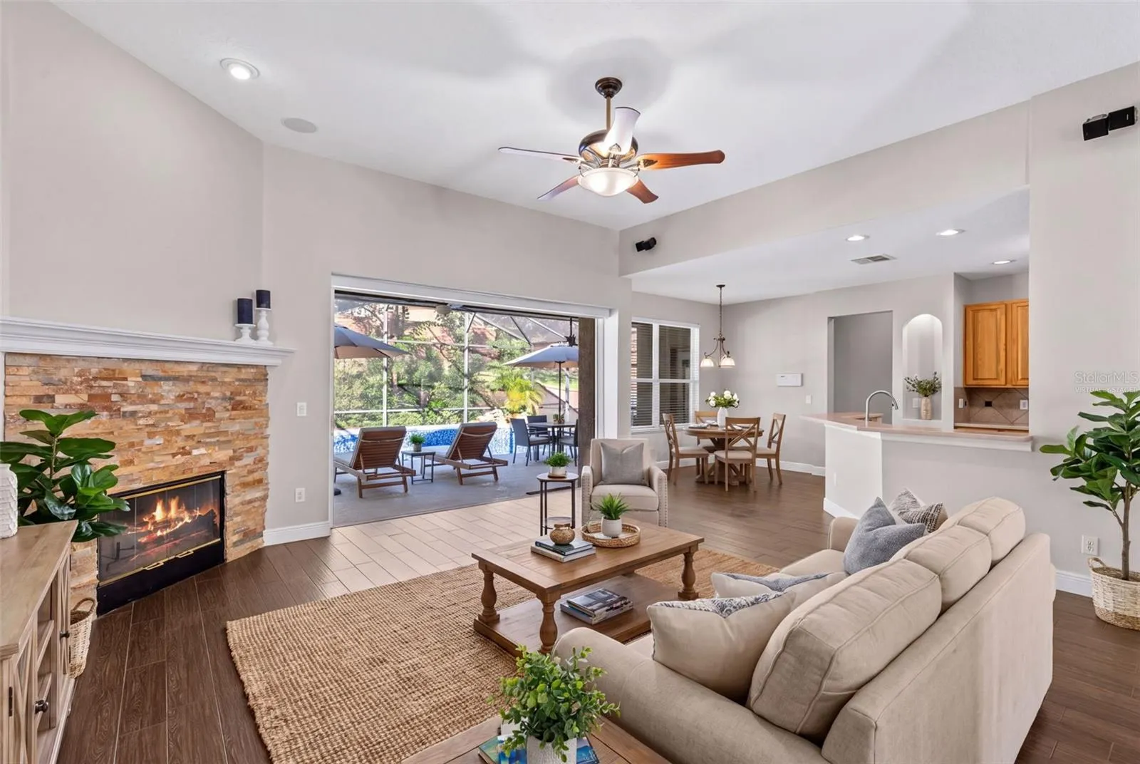 Family Room - Virtually Staged