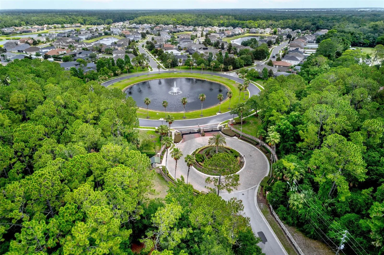 Aerial View of Neighborhood