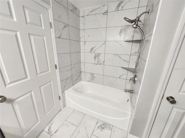 2nd Bathroom Tiled Shower Tub