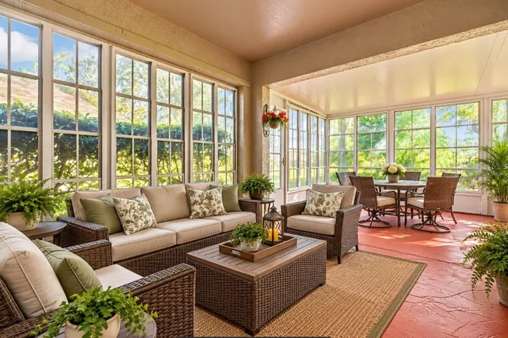 Florida Room -virtually staged