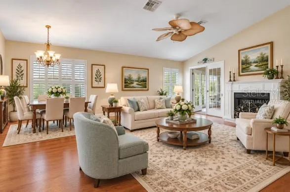 Living/Dining/Great Room -virtually staged