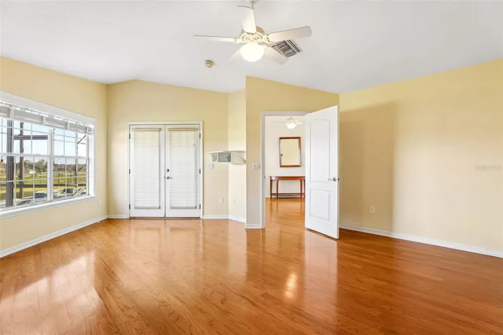 Master Bedroom leading back to Living Room