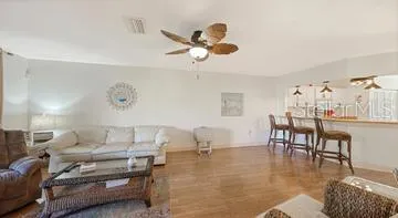 Living Room & Breakfast Bar