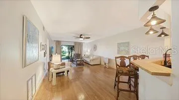 Breakfast Bar & Living Room