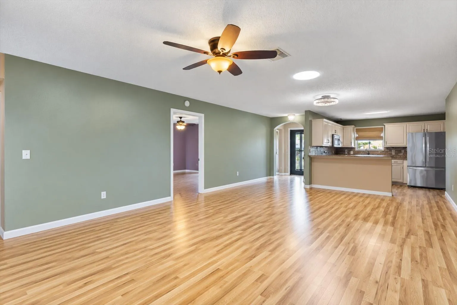 Virtually Staged to an empty room
