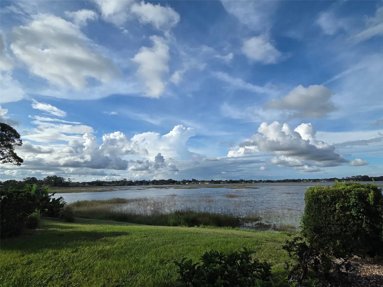View to the north over the lake