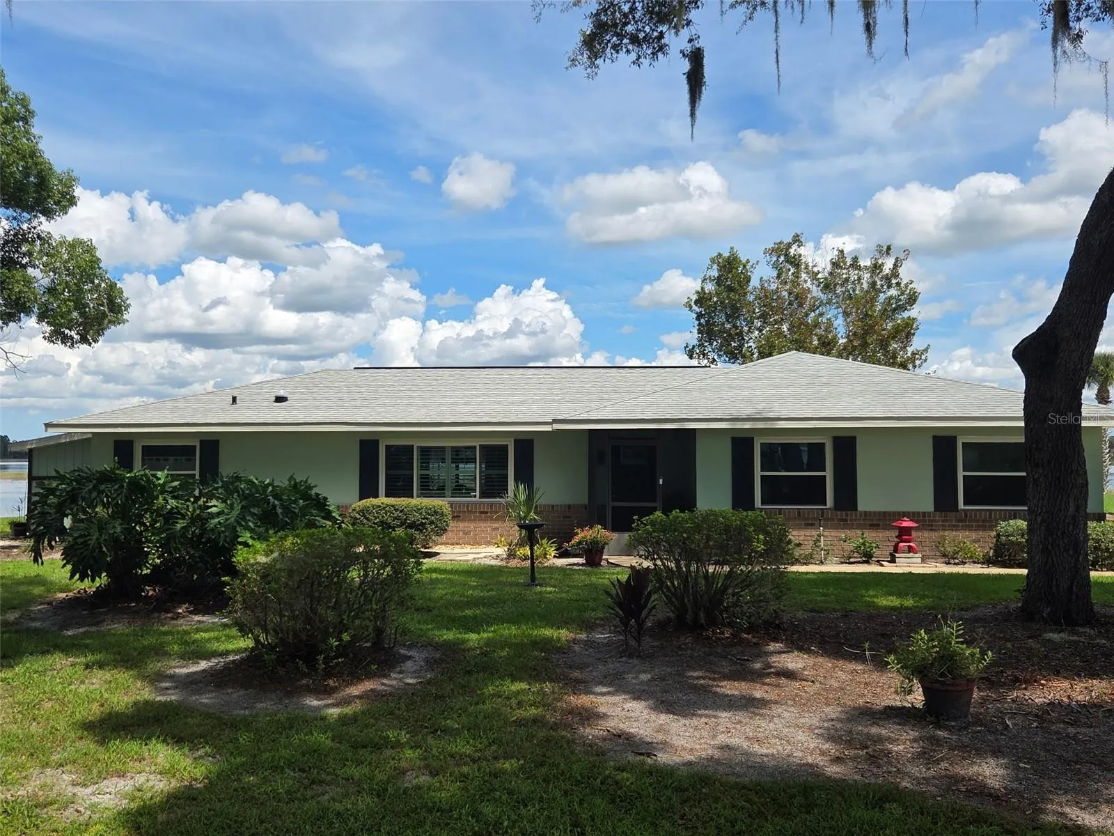 Front view of the house