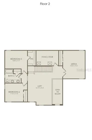 Floor Plan - Floor Two