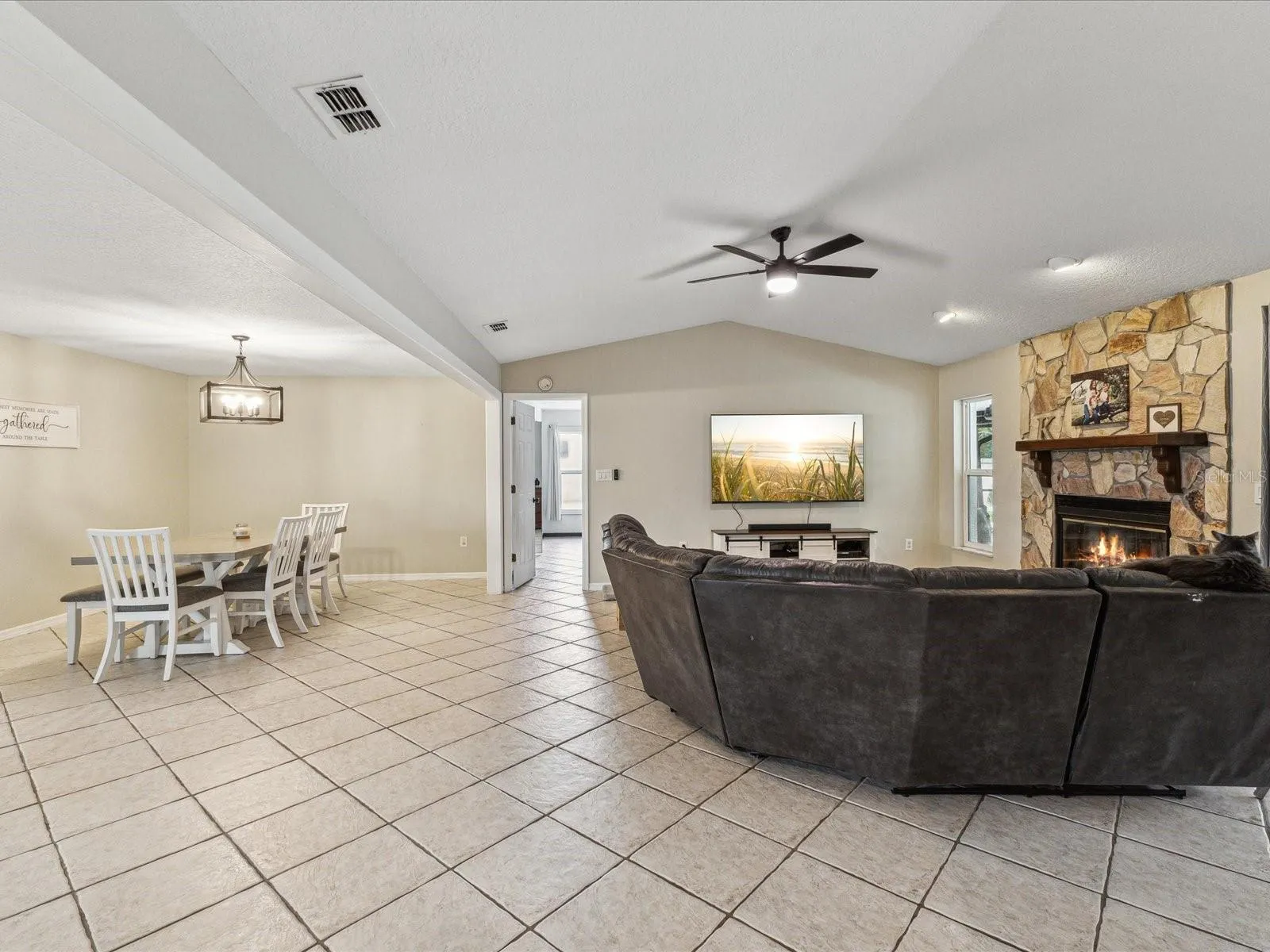 Family Room and Dining Area