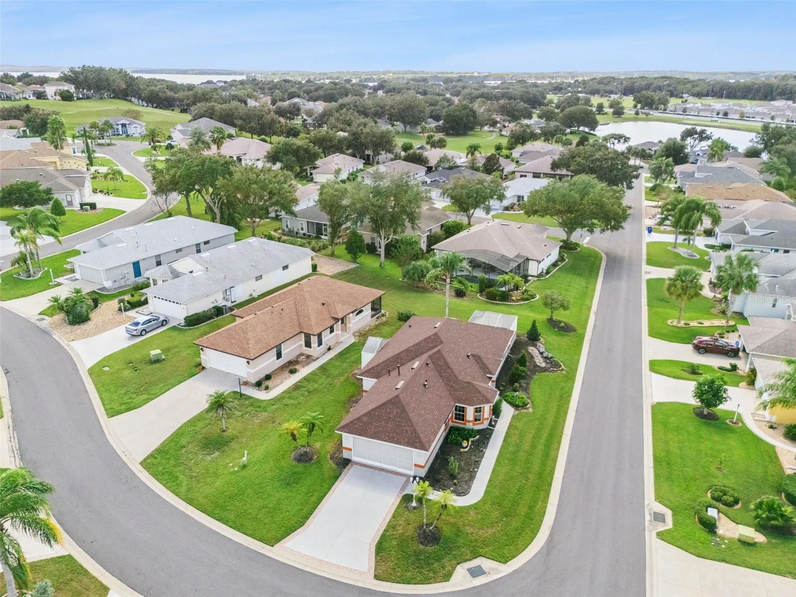 Aerial view from Canoe Ct side.