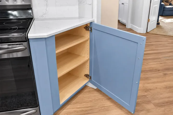 kitchen corner cabinet for small appliances
