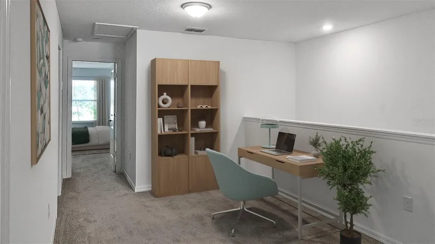 Virtually Staged. Model Home Design Only. Pictures and furnishings are for illustrative purposes only. Elevations, colors and options may vary. Furniture is for model home staging only.