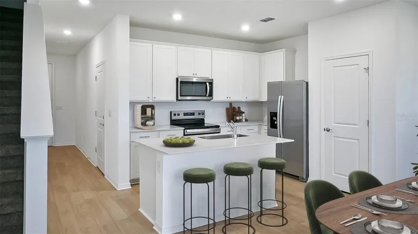 Virtually Staged. Model Home Design Only. Pictures and furnishings are for illustrative purposes only. Elevations, colors and options may vary. Furniture is for model home staging only.
