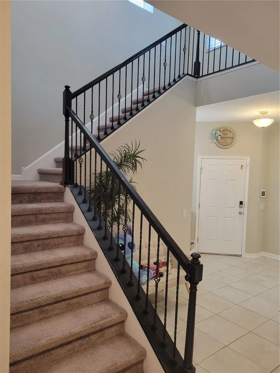 Stairs to the second floor