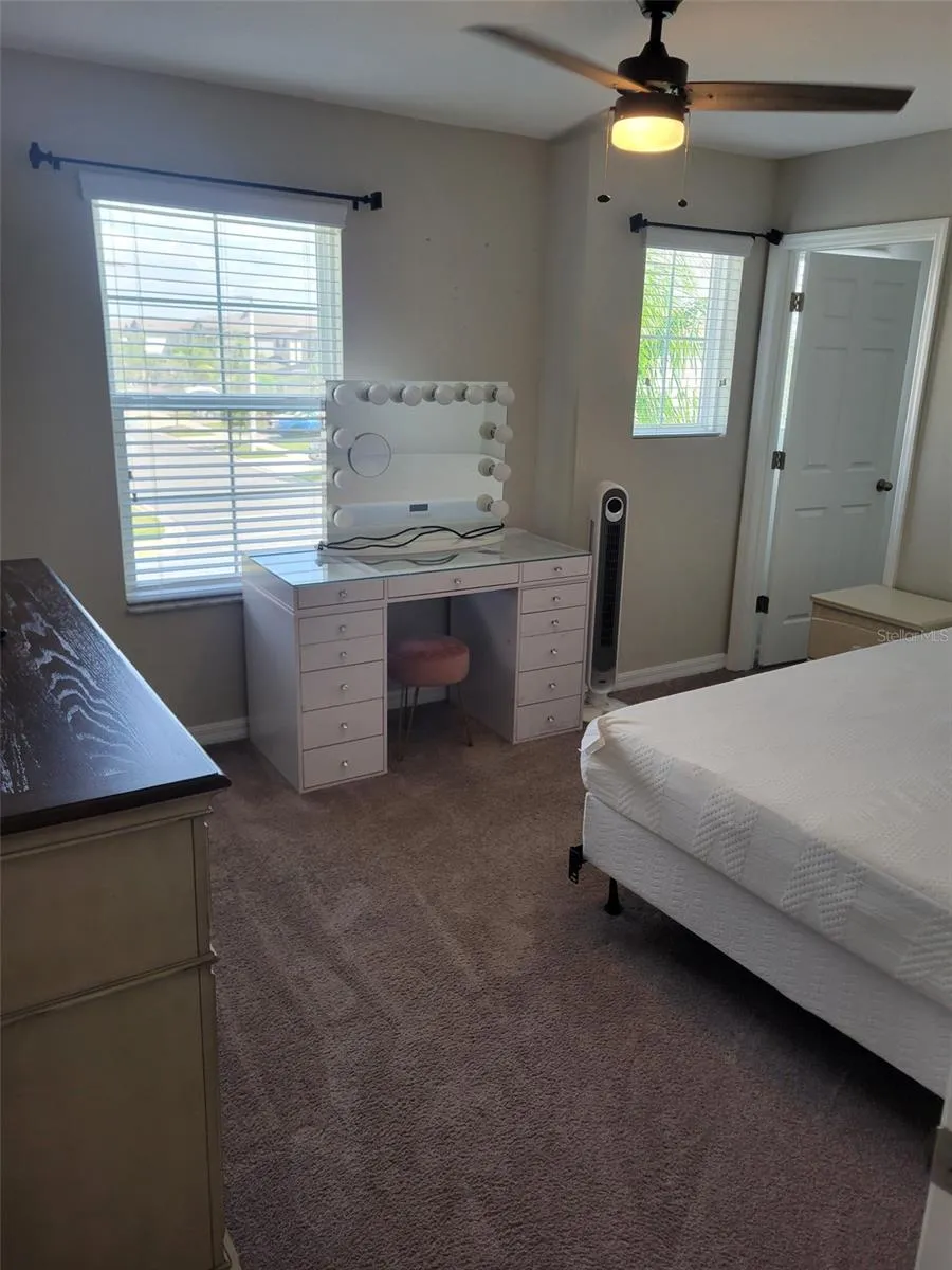 One of the upstairs bedrooms