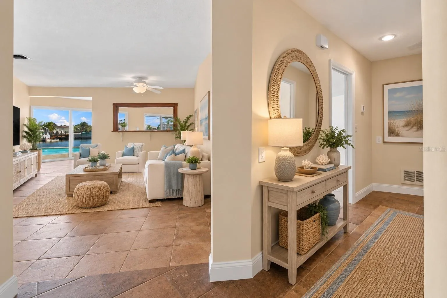Entryway staged