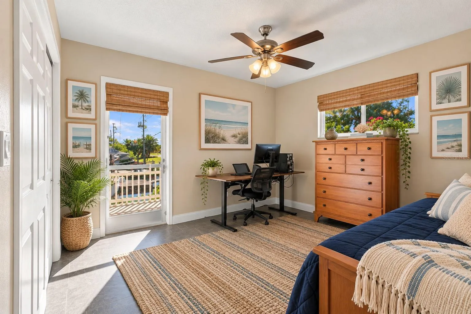 3rd bedroom staged