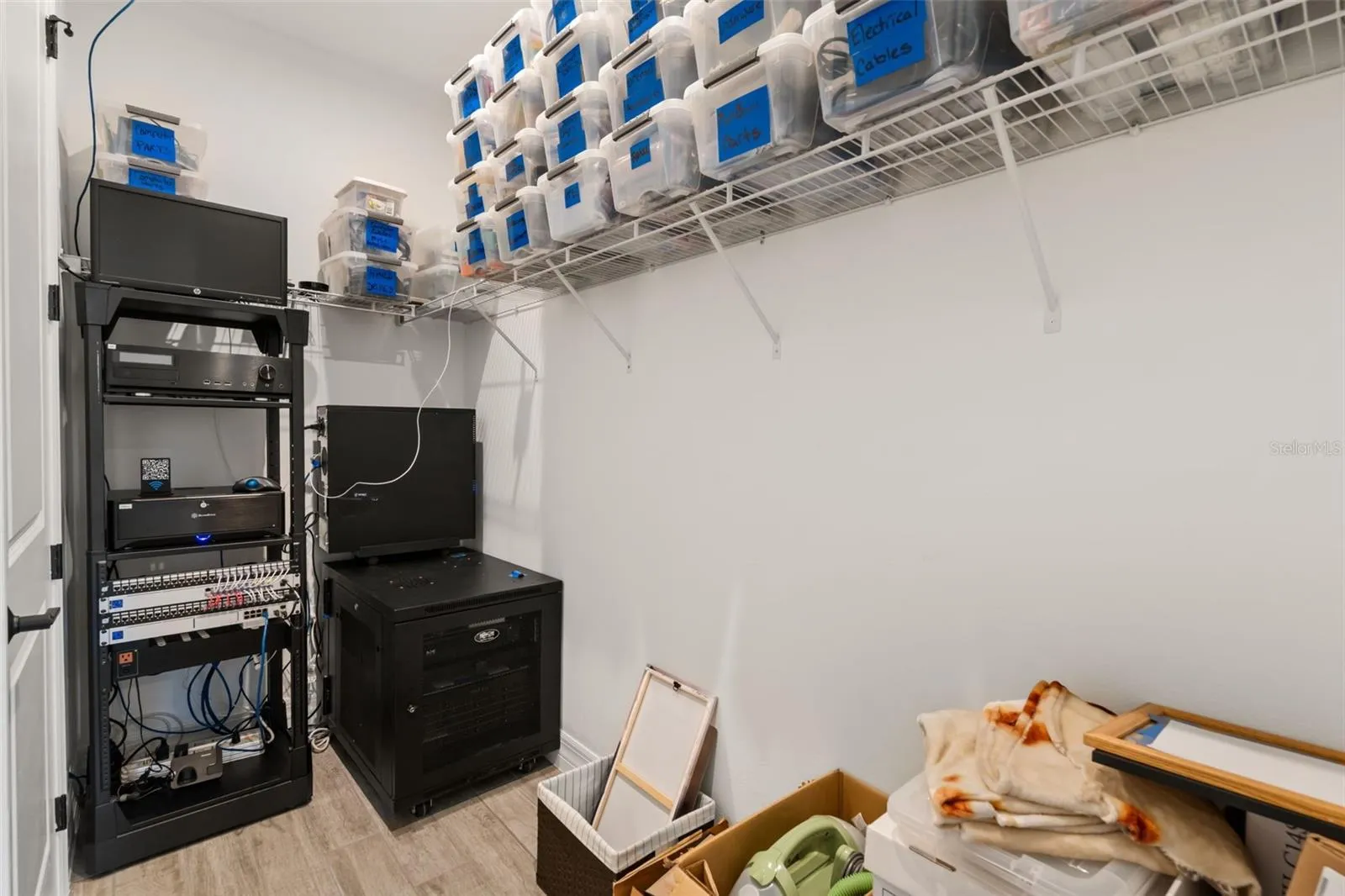 Equipment closet (closet of Bedroom 4)
