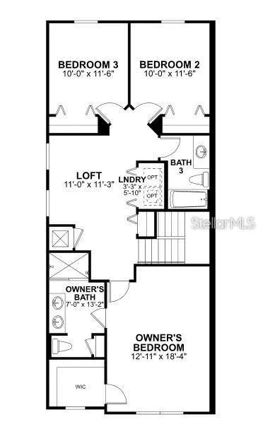 floor plan - second floor