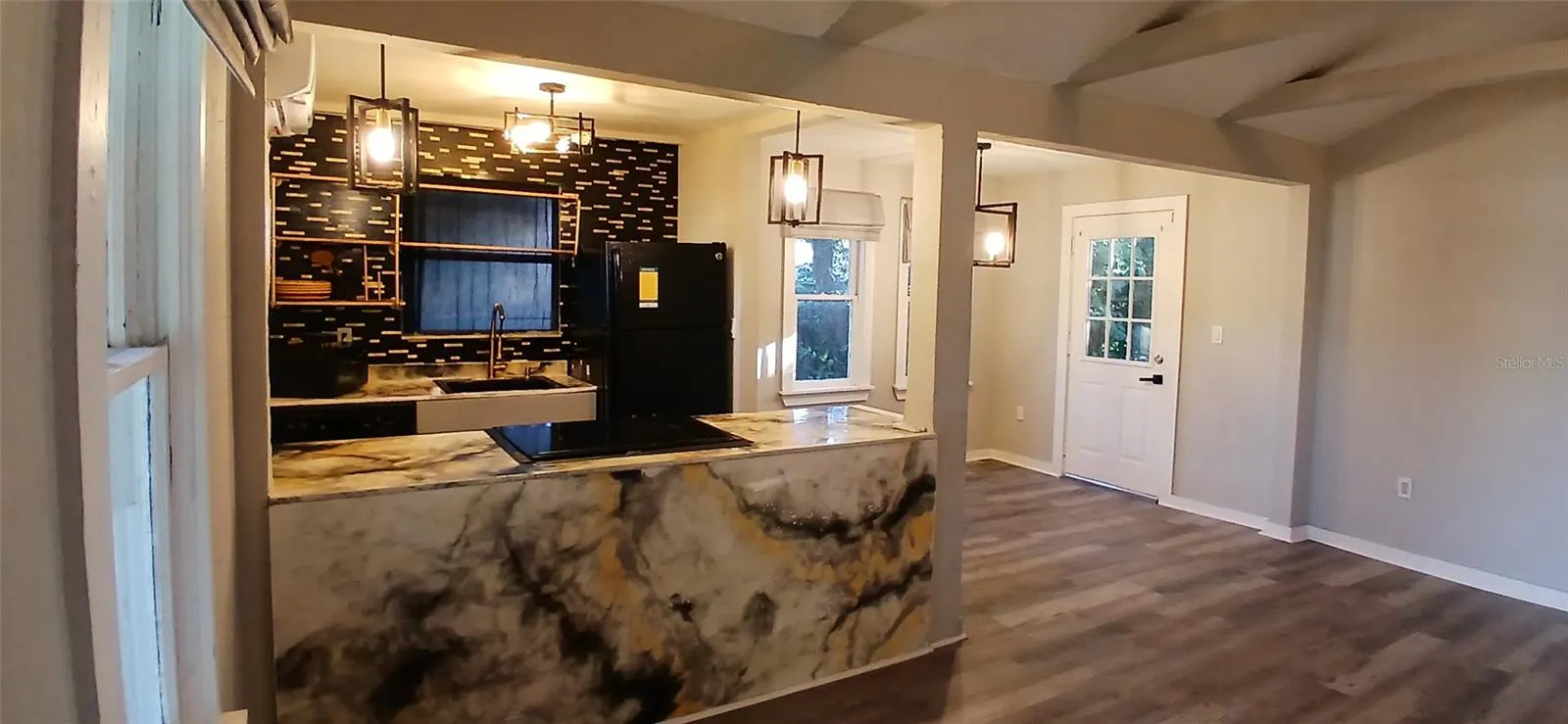 Open Concept open to Living and Dining area