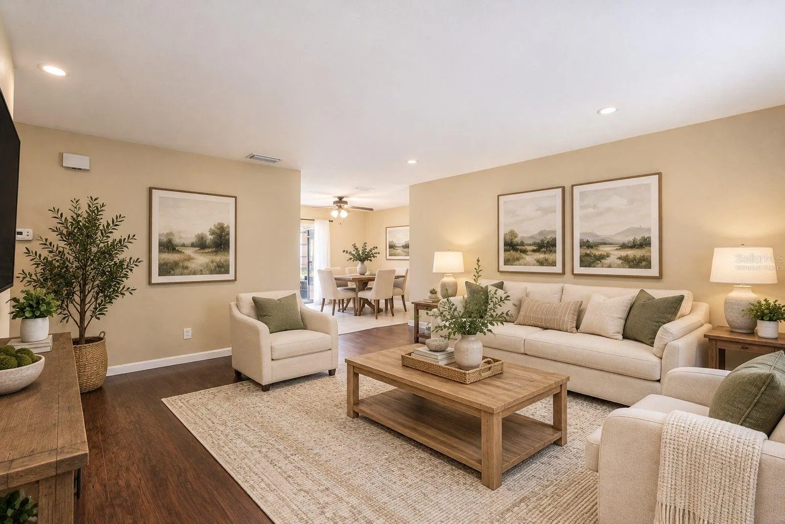 Living Room - Virtually Staged