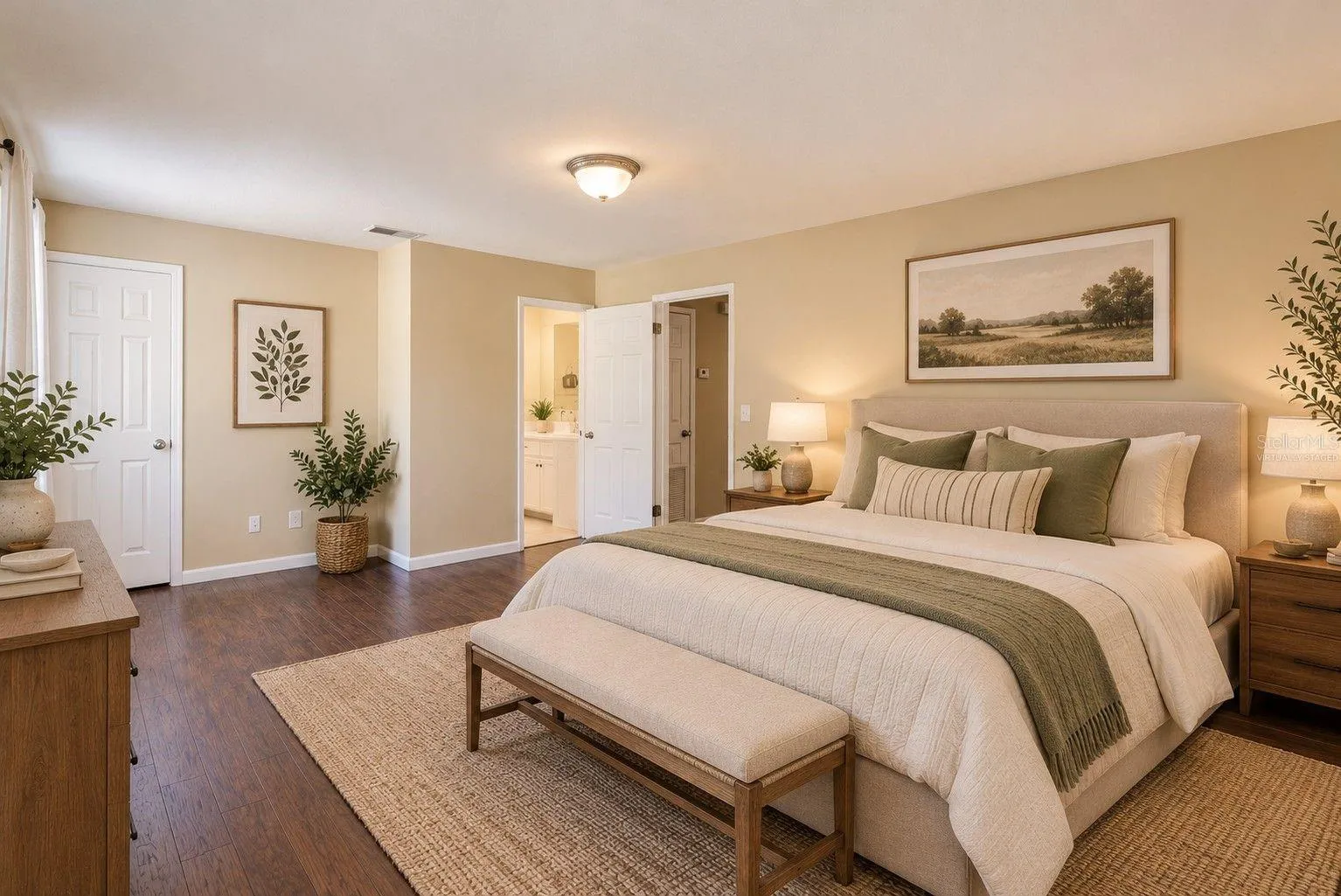 Primary Bedroom - Virtually Staged